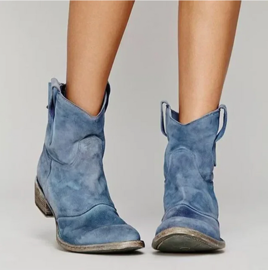 Rosa |  Botas Vaquero de ante