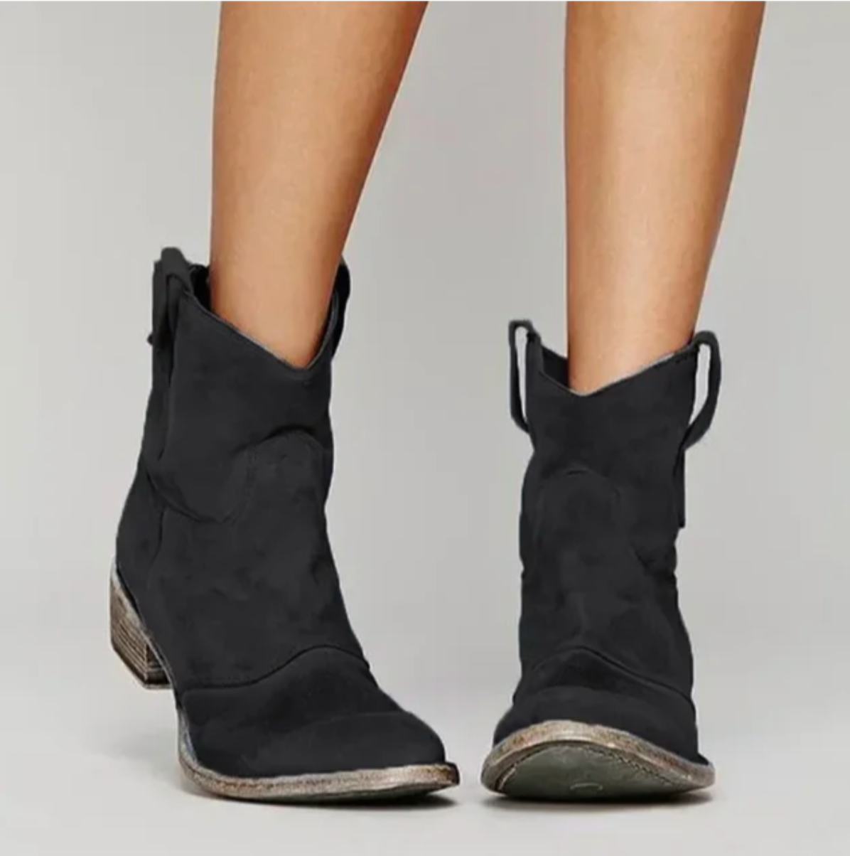 Rosa |  Botas Vaquero de ante
