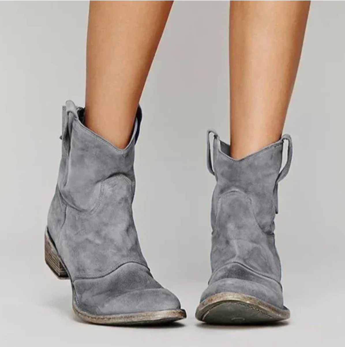 Rosa |  Botas Vaquero de ante